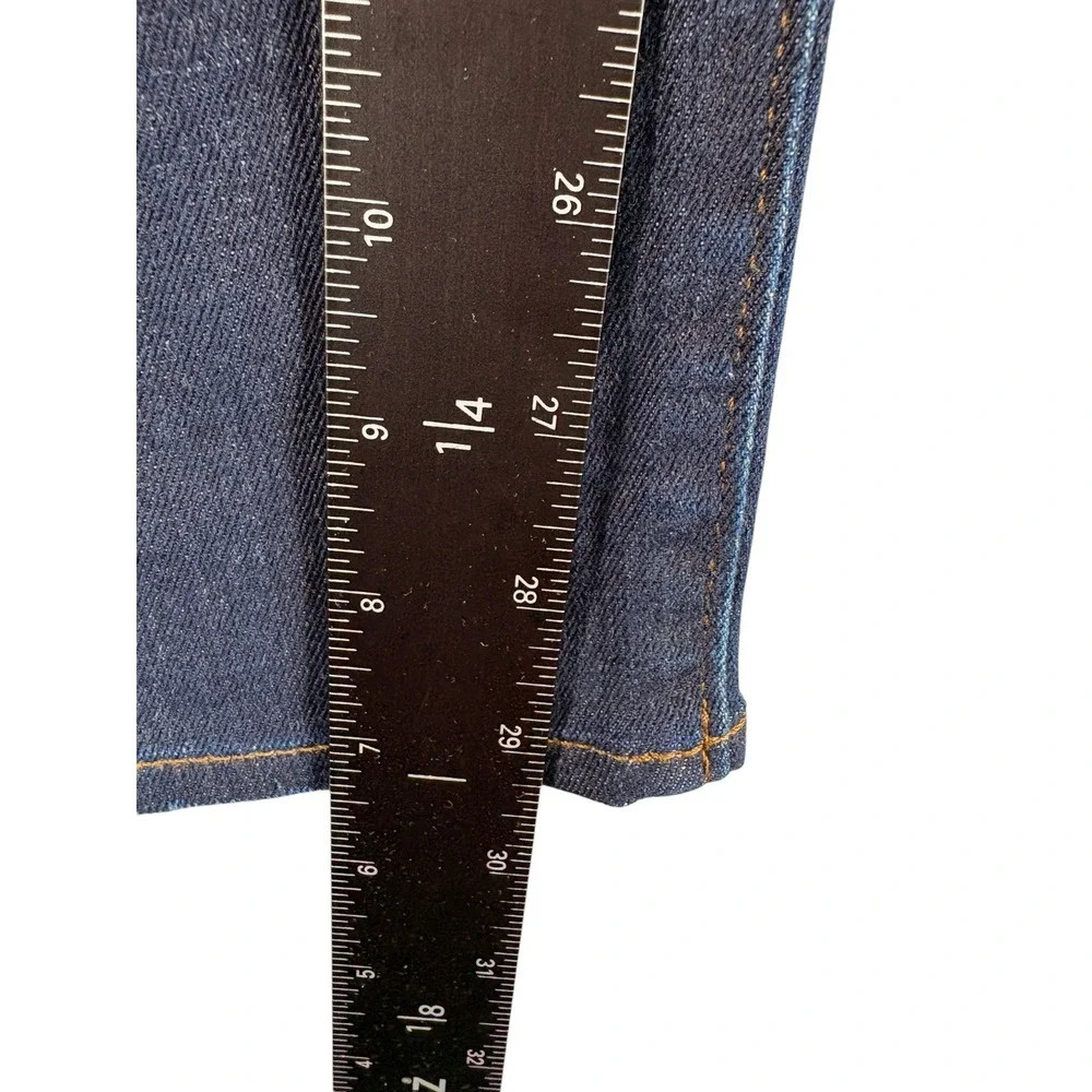 Express Jeans Mens 31x30 Blue Denim Dark Wash Hyper Stretch Slim Straight Leg